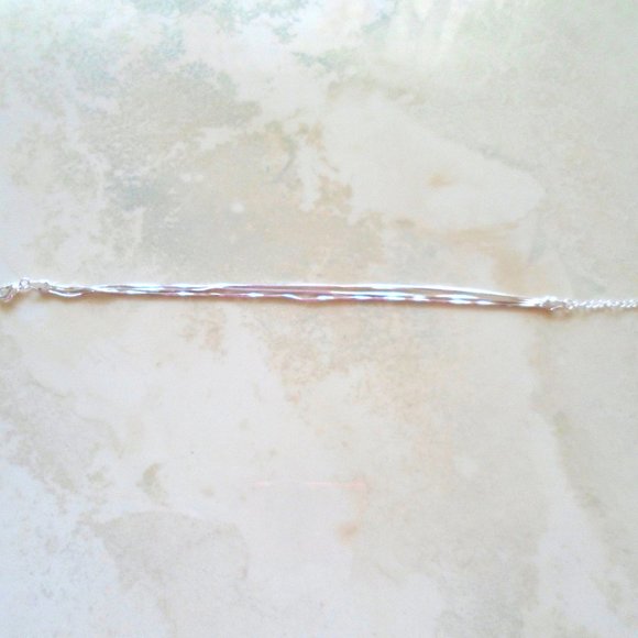 925 Silver Three Strand Snake Bracelet - Picture 8 of 9